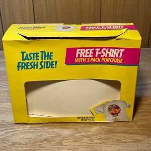 Vintage 1992 Salem Fresh Wrap‎ Escape to the Fresh Side T-shirt Adult XL NIB